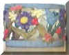 Blue Fence Candle Holder