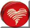 Valentine's Day Heart Tin - Filled with Bearly Brittle