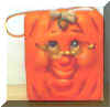 Ceramic Orange Pumpkin Bag