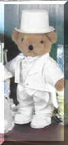 White Tux Groom Bear