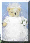 White Gown Wedding Bear